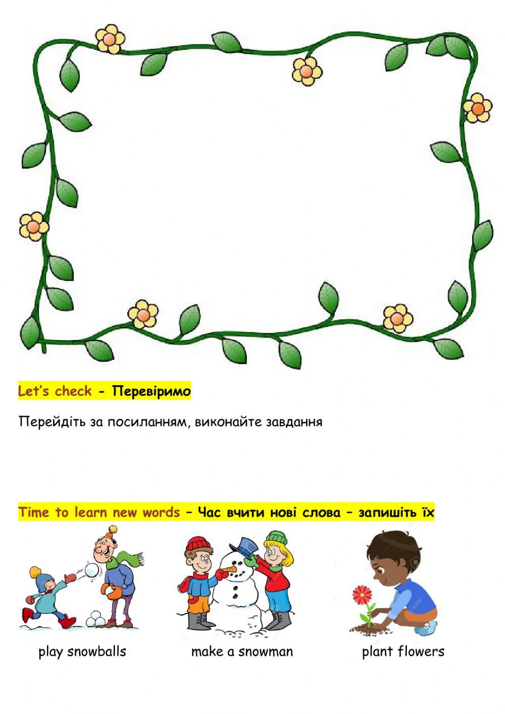 The weather - lesson 3