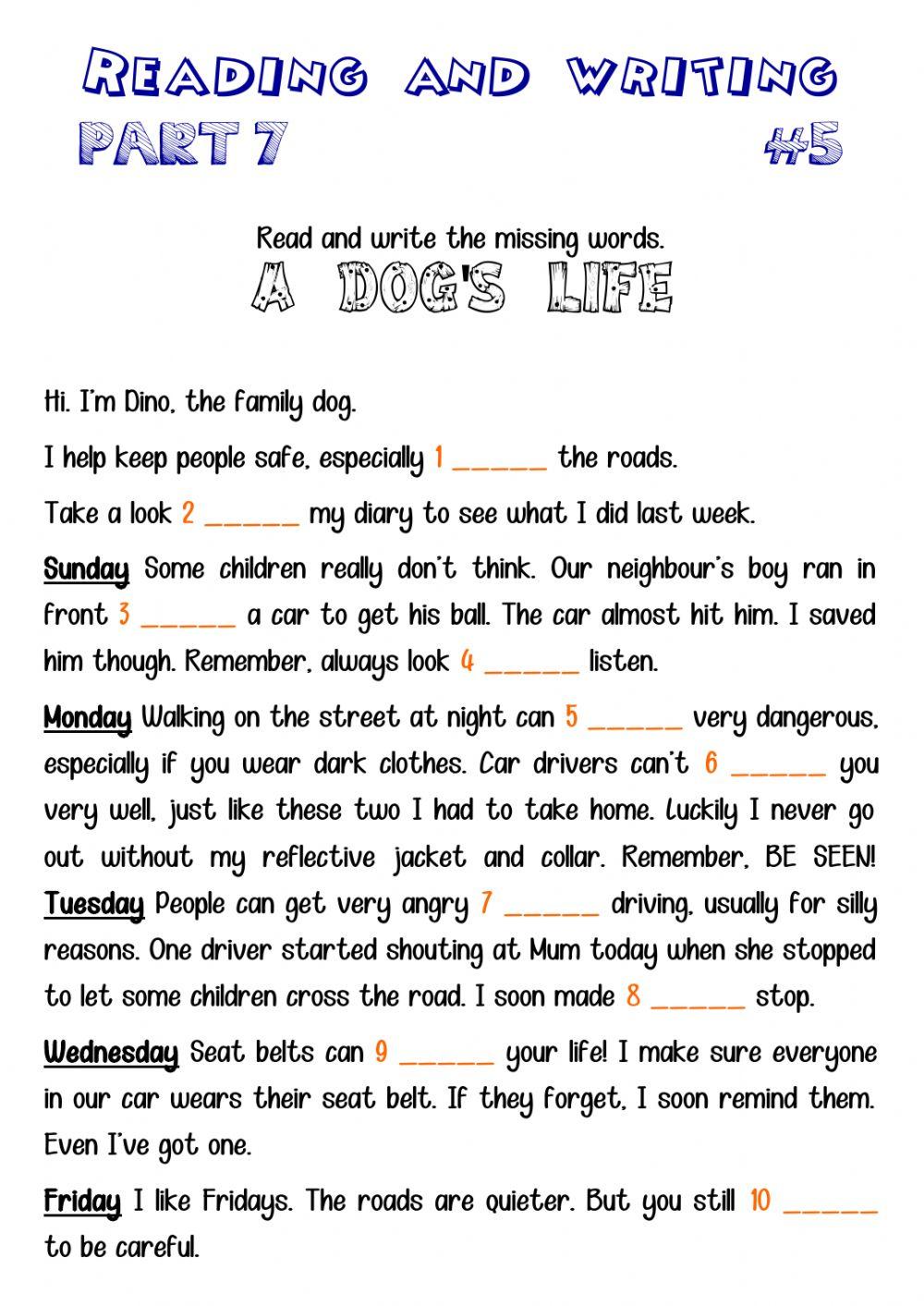 Reading and writing 7-5