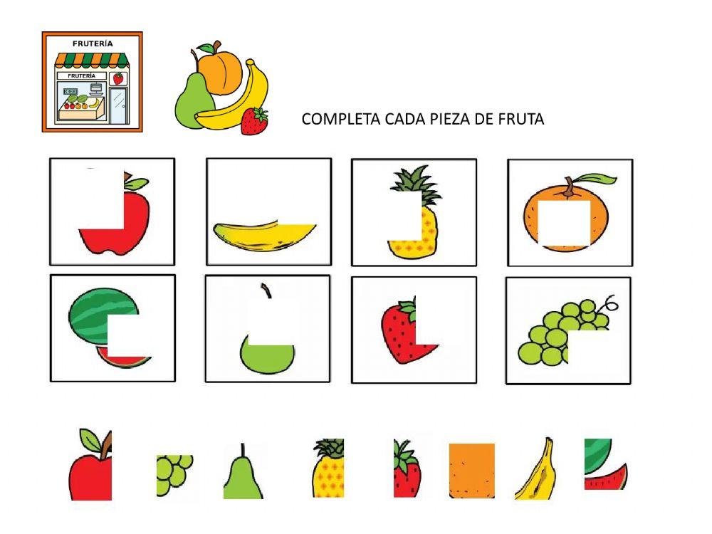 Alimentos frutas- Atención