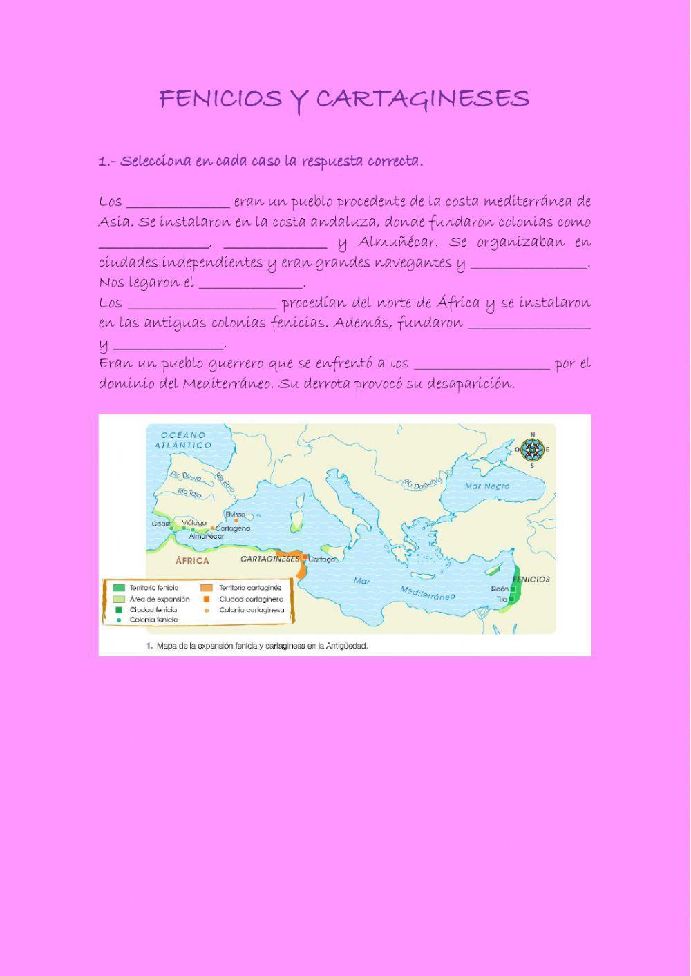 Fenicios y cartagineses
