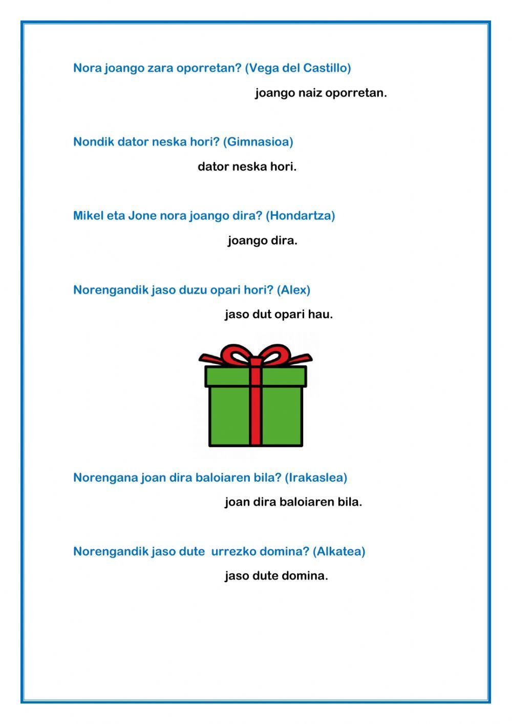 Nora nondik norengana norengandik