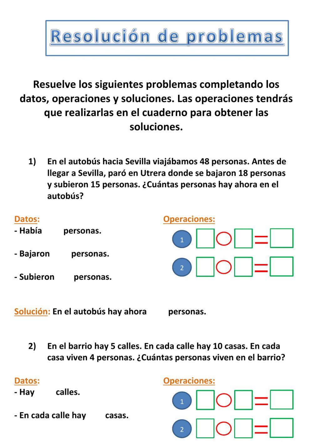 Resolución de problemas 2