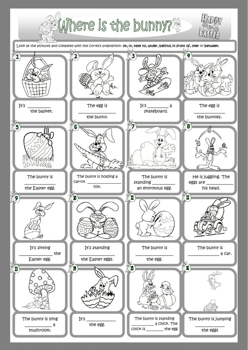 Prepositions of place