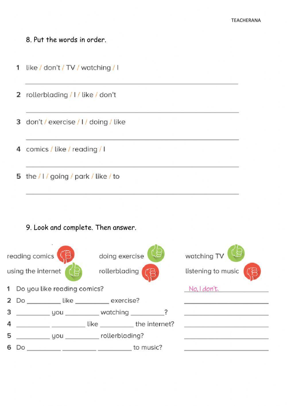 UNIT 5 TEST. FUN TIME! 