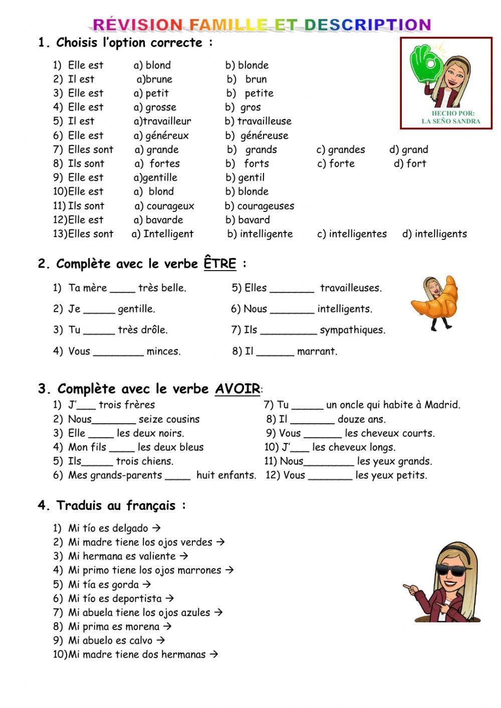 Famille et description