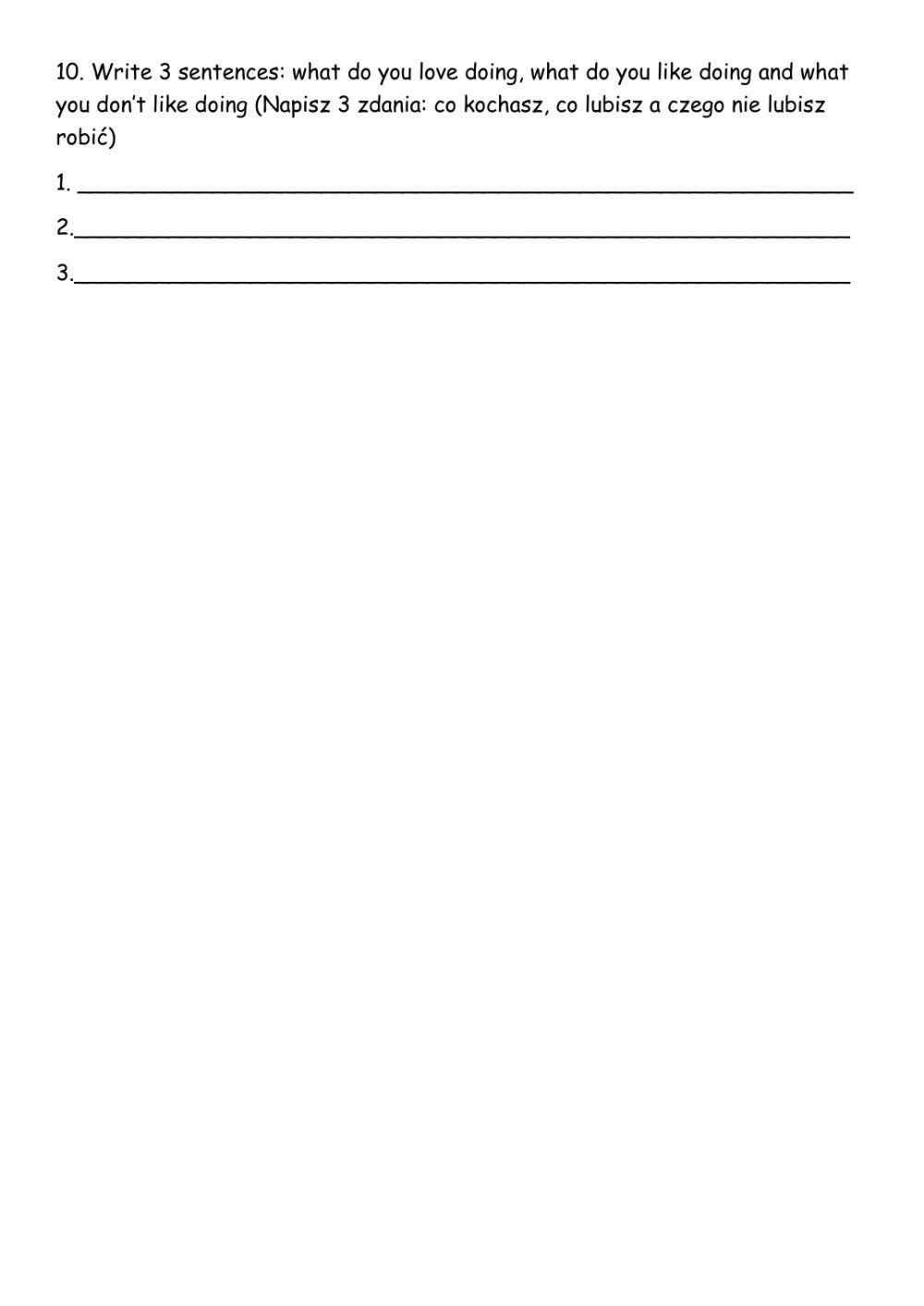 test kid's box 2 unit 10