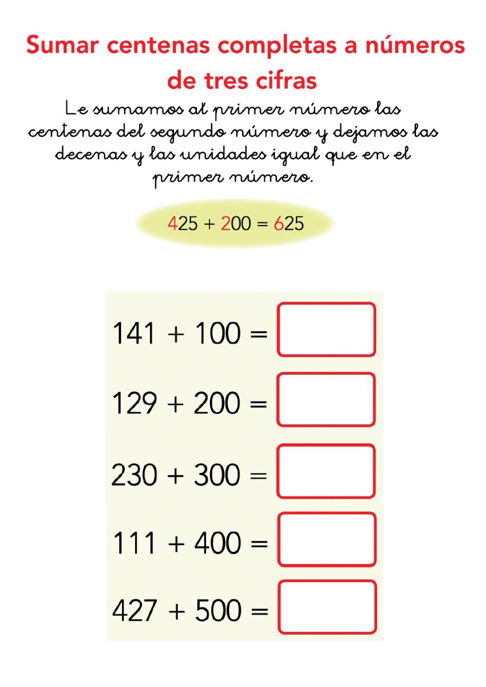 Cálculo mental lunes 18 mayo