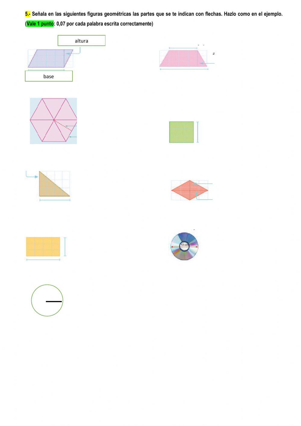 Prueba de conocimientos T 11 Matemáticas  -ficha numero 27