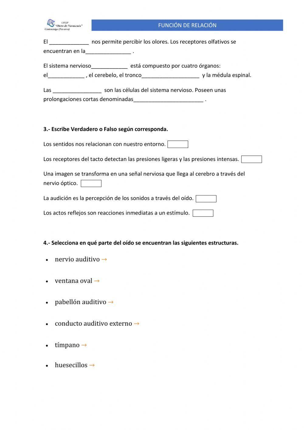 La función de relación