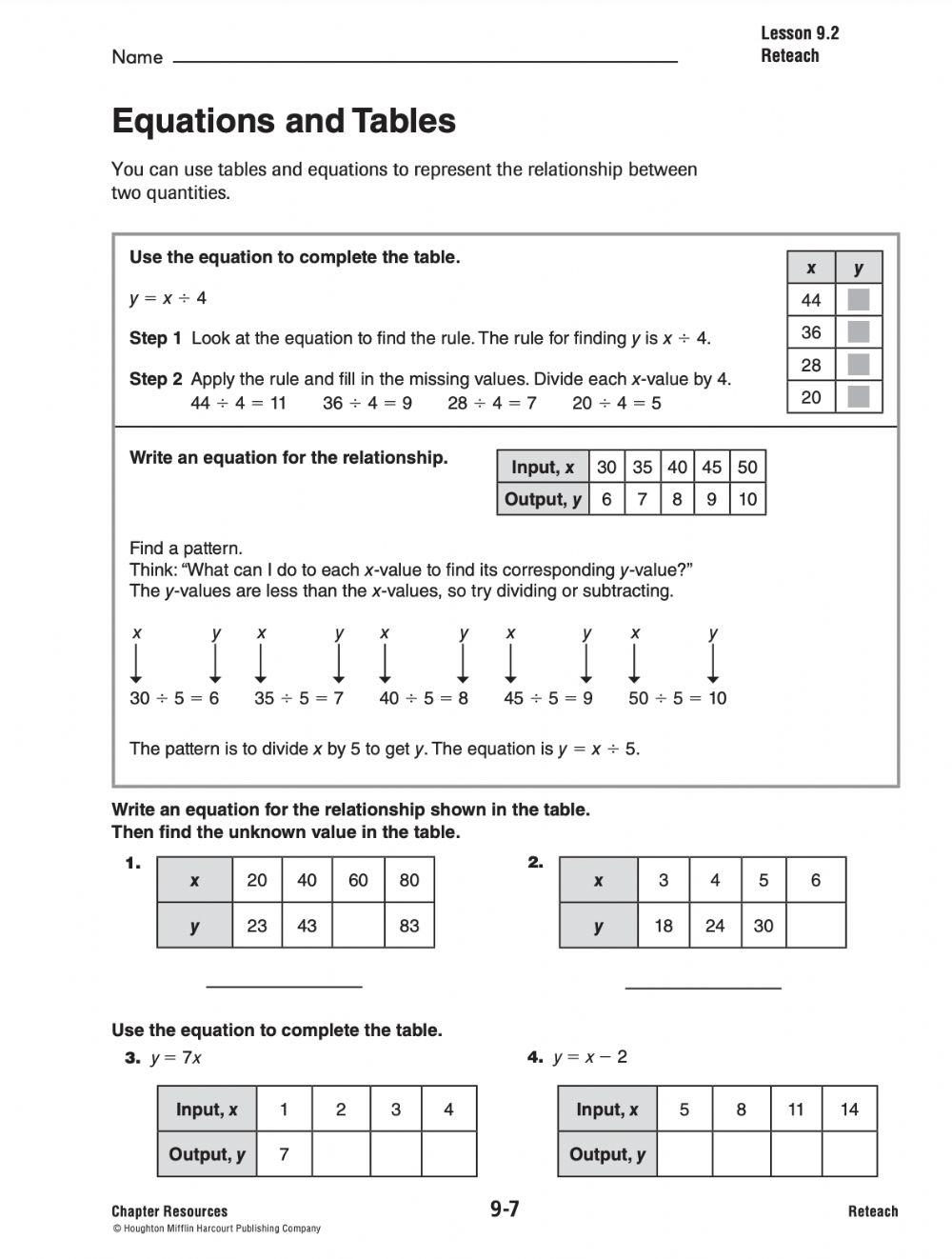 Go Math Lesson 9.1 Practice online exercise for | Live Worksheets