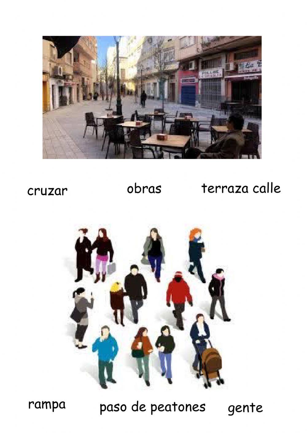 Vocabulario sobre la calle