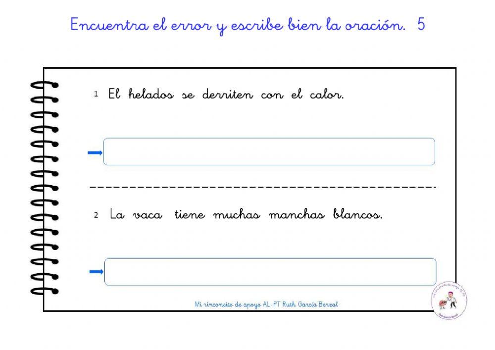 Encuentra el error 5