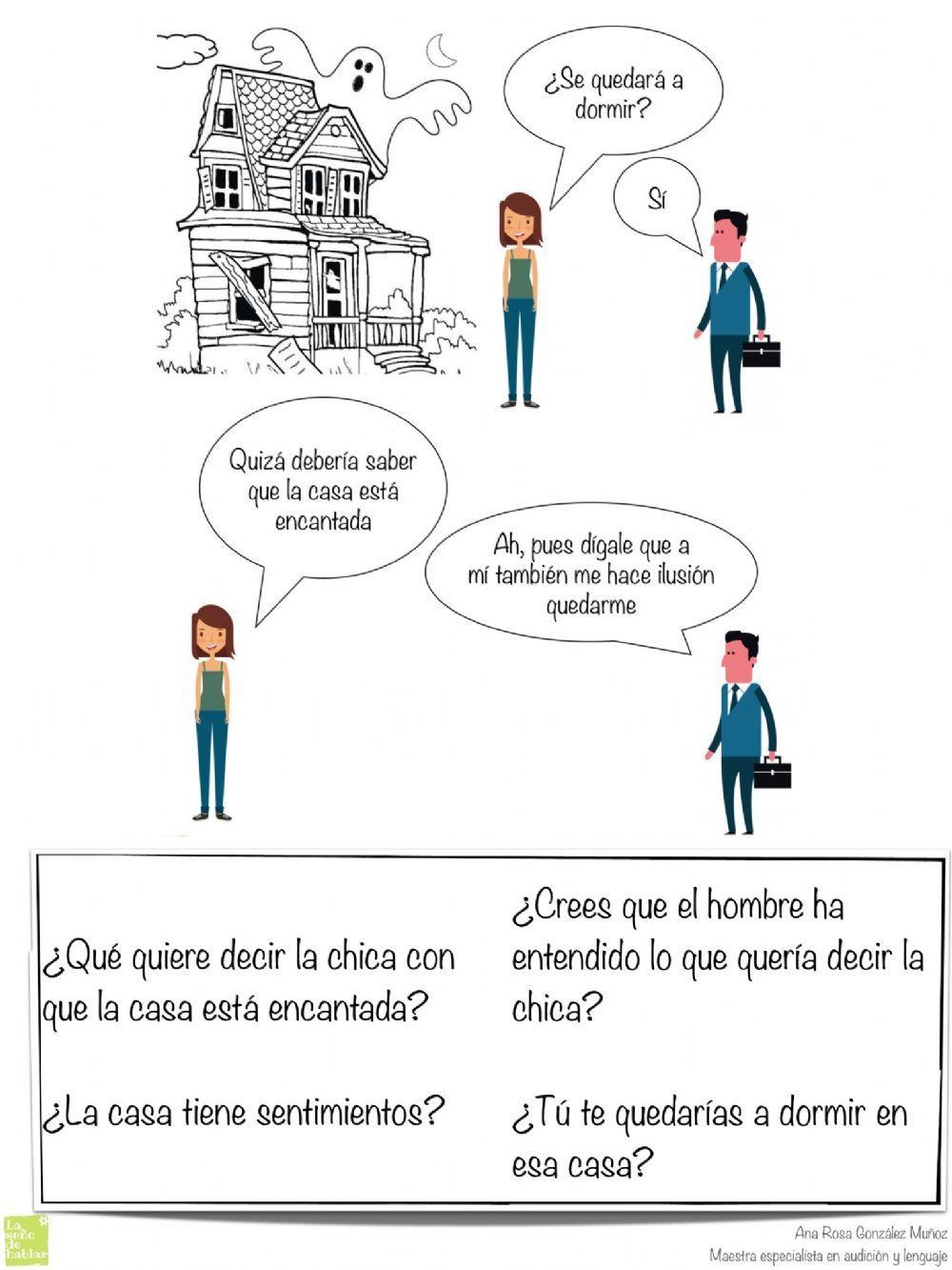 Lee el chiste y responde a las preguntas planteadas