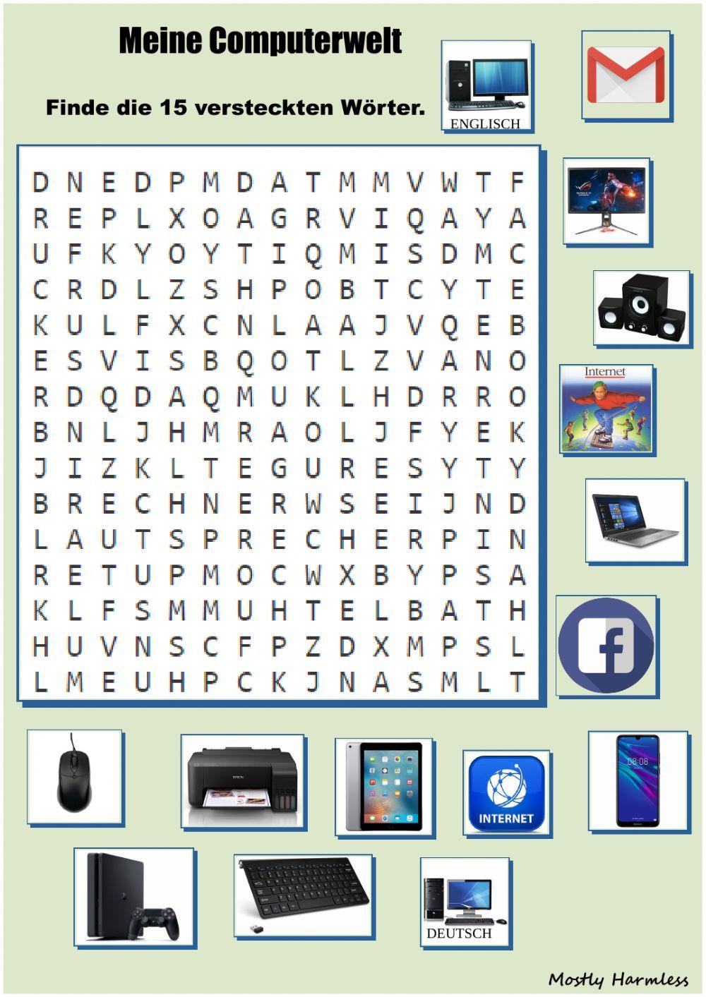 Meine Computerwelt - Wortsuche