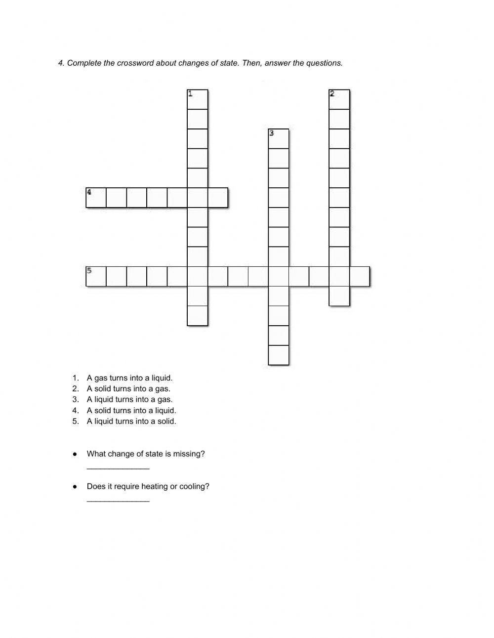 Natural Science 6th Grade ESL - Unit 7 Matter and Energy