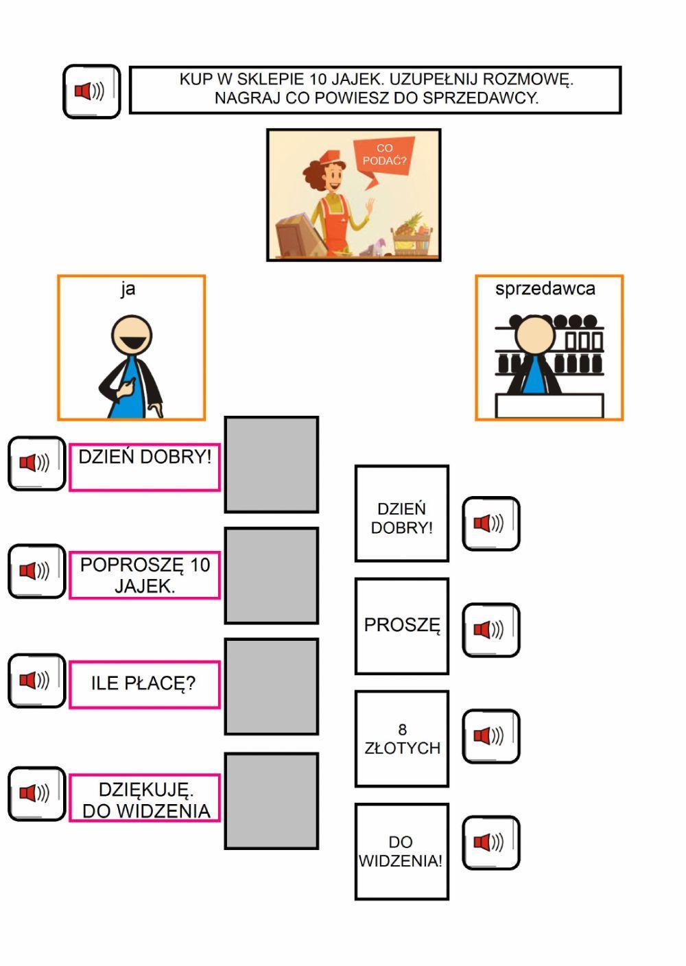 Rozmowa w sklepie