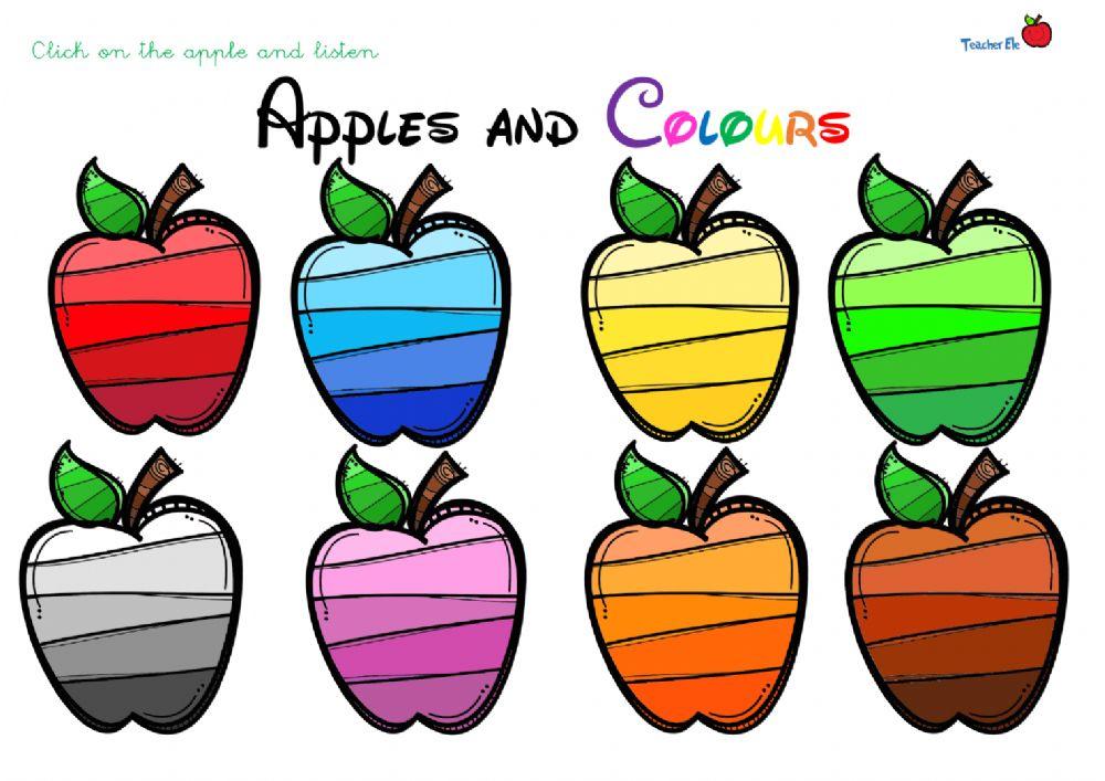 Apples and colours