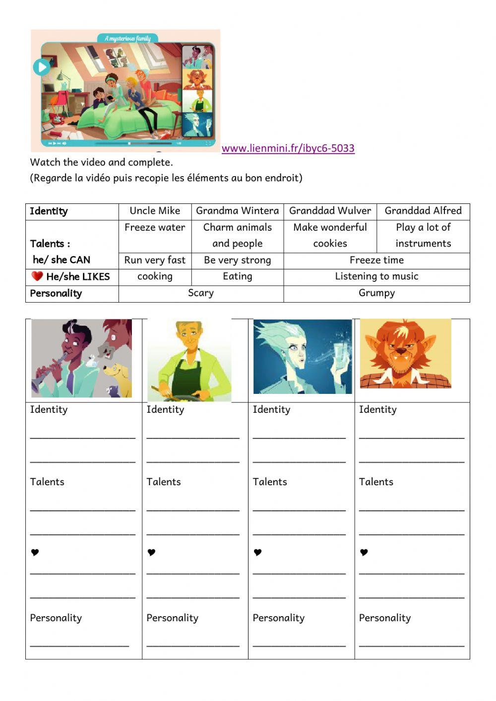 A mysterious family 1