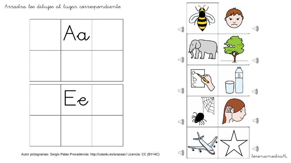 Conciencia fonológica A-E