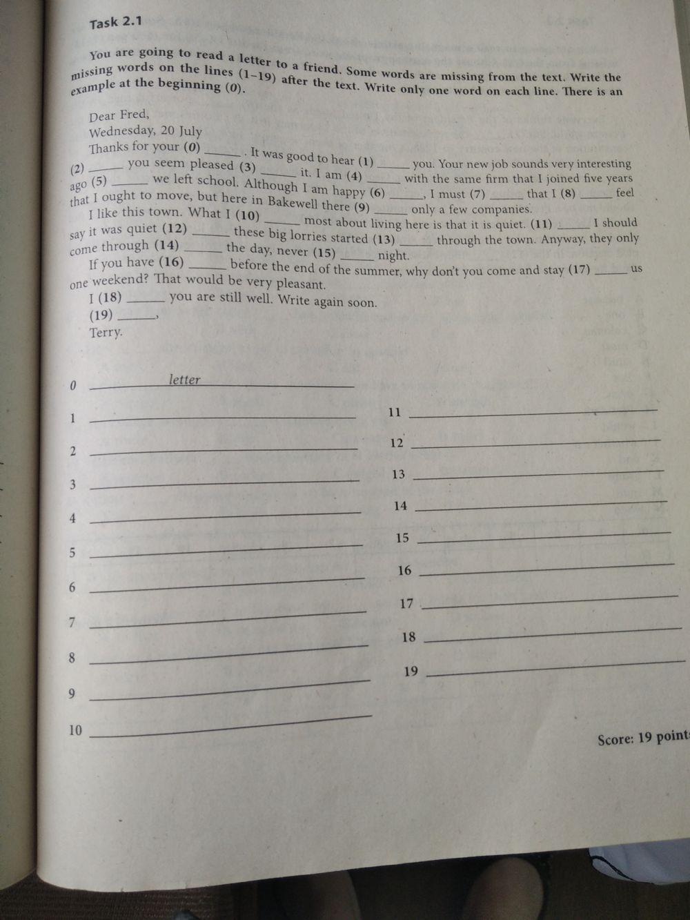 Use of English part 1