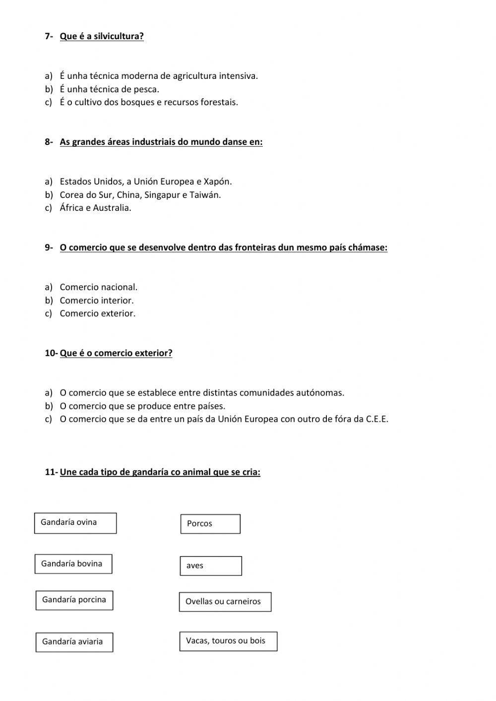 Avaliación tema 5 CCSS
