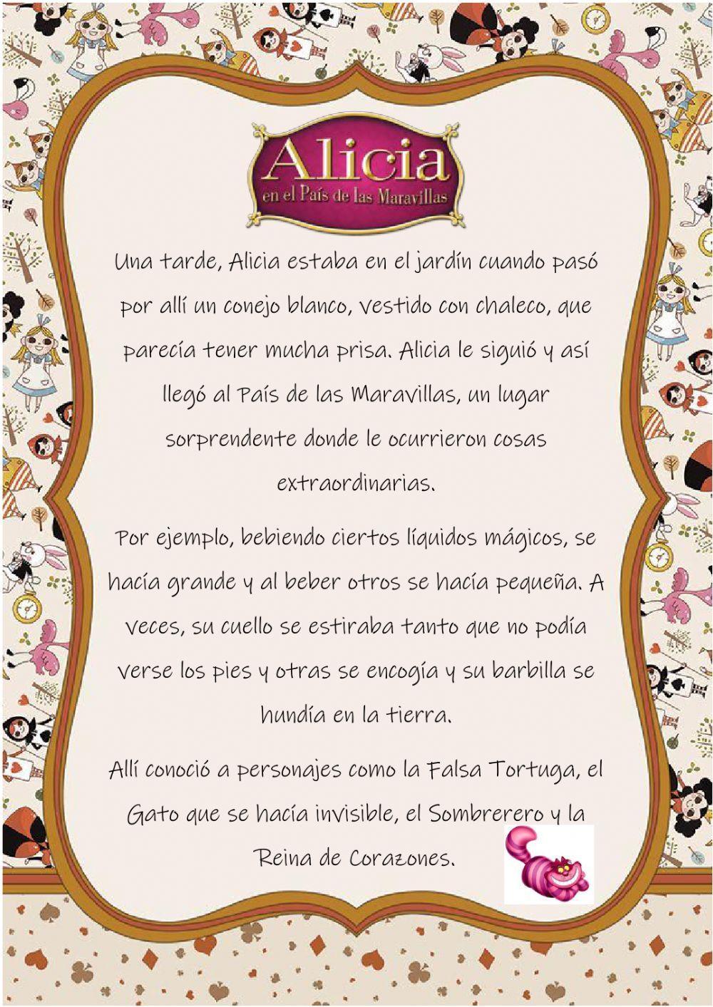 Comprensión lectora 2º