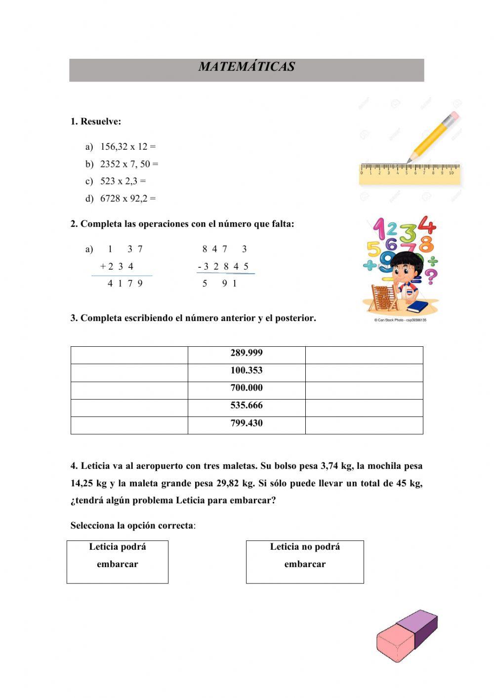 Matemáticas