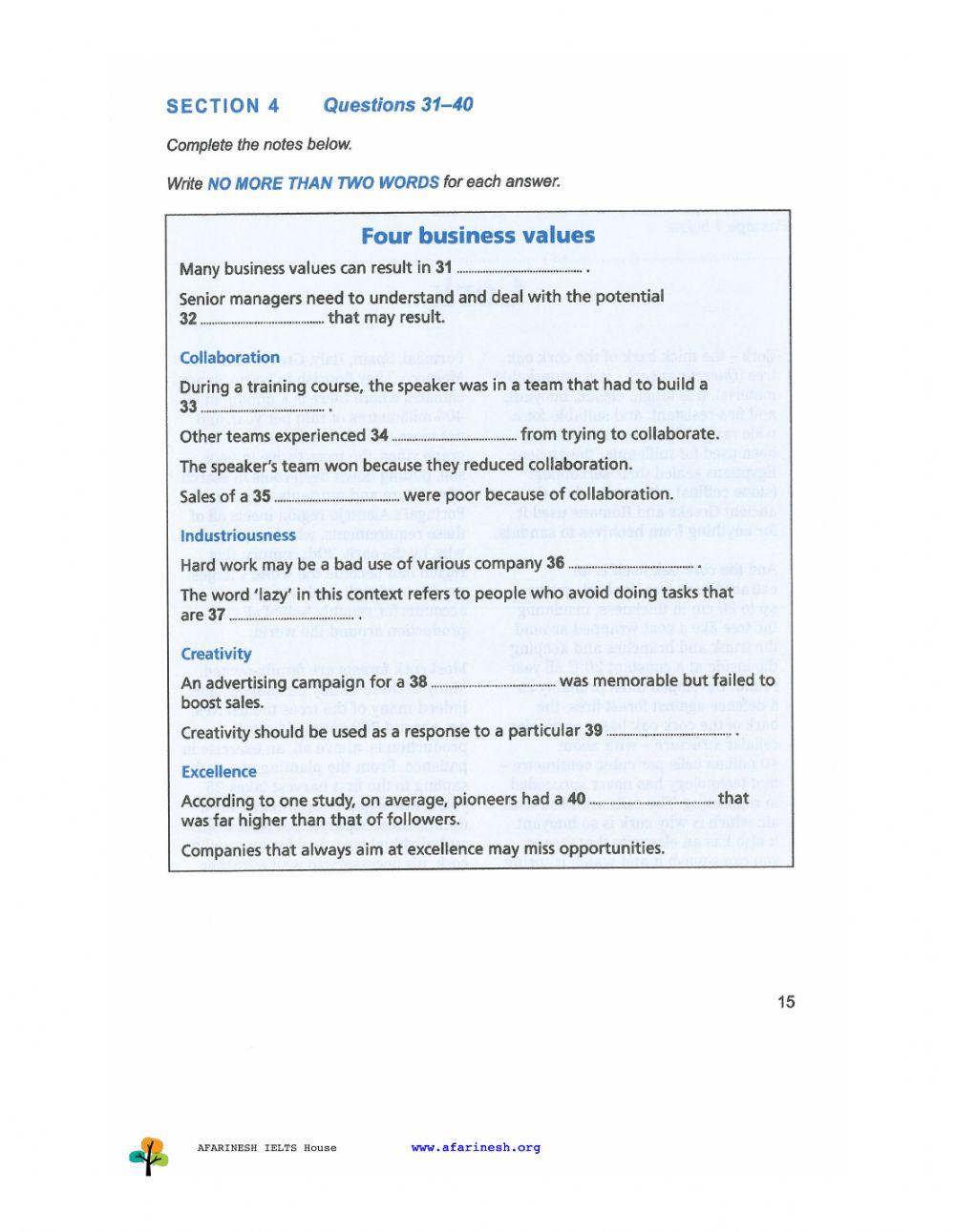 Listening Test 5 IELTS 12 