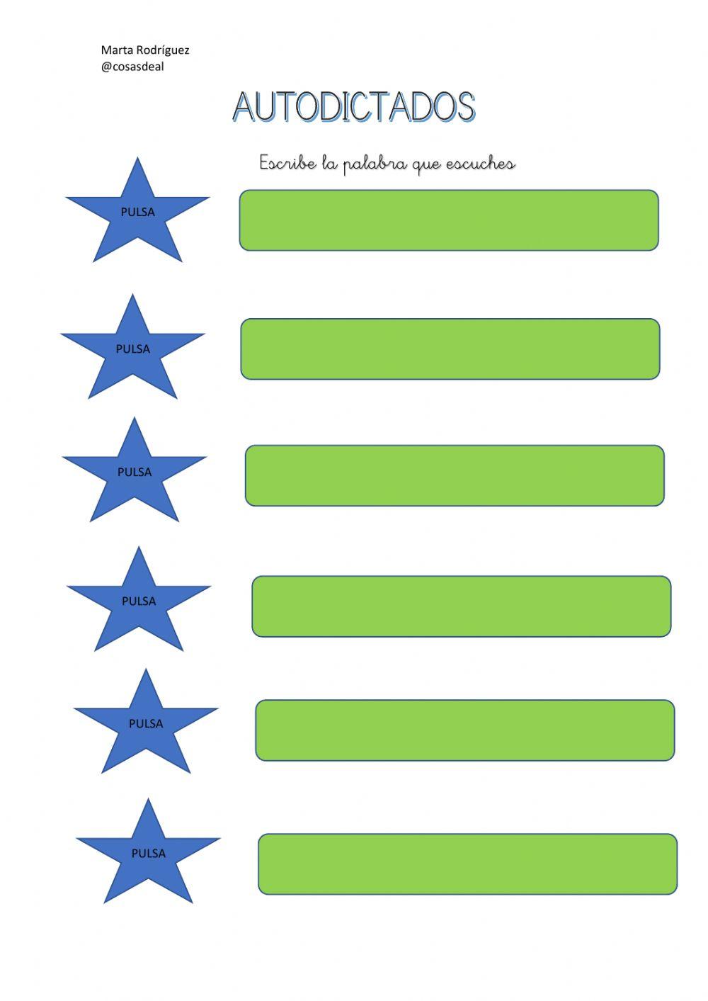 Autodictados (p,m,l,s,t)