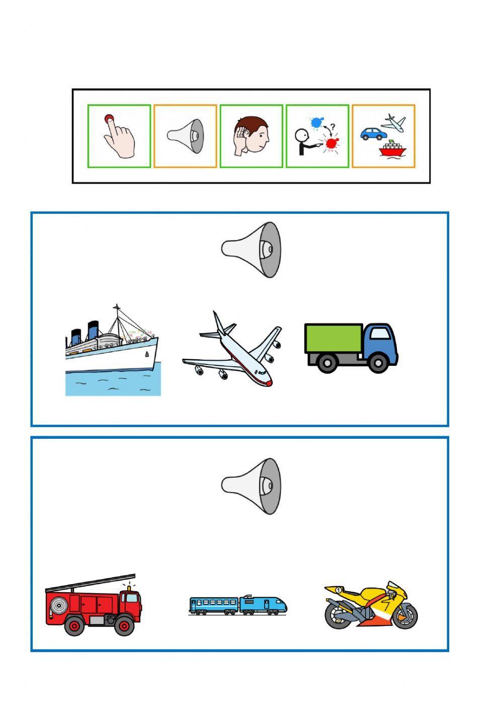 Sonidos de transportes