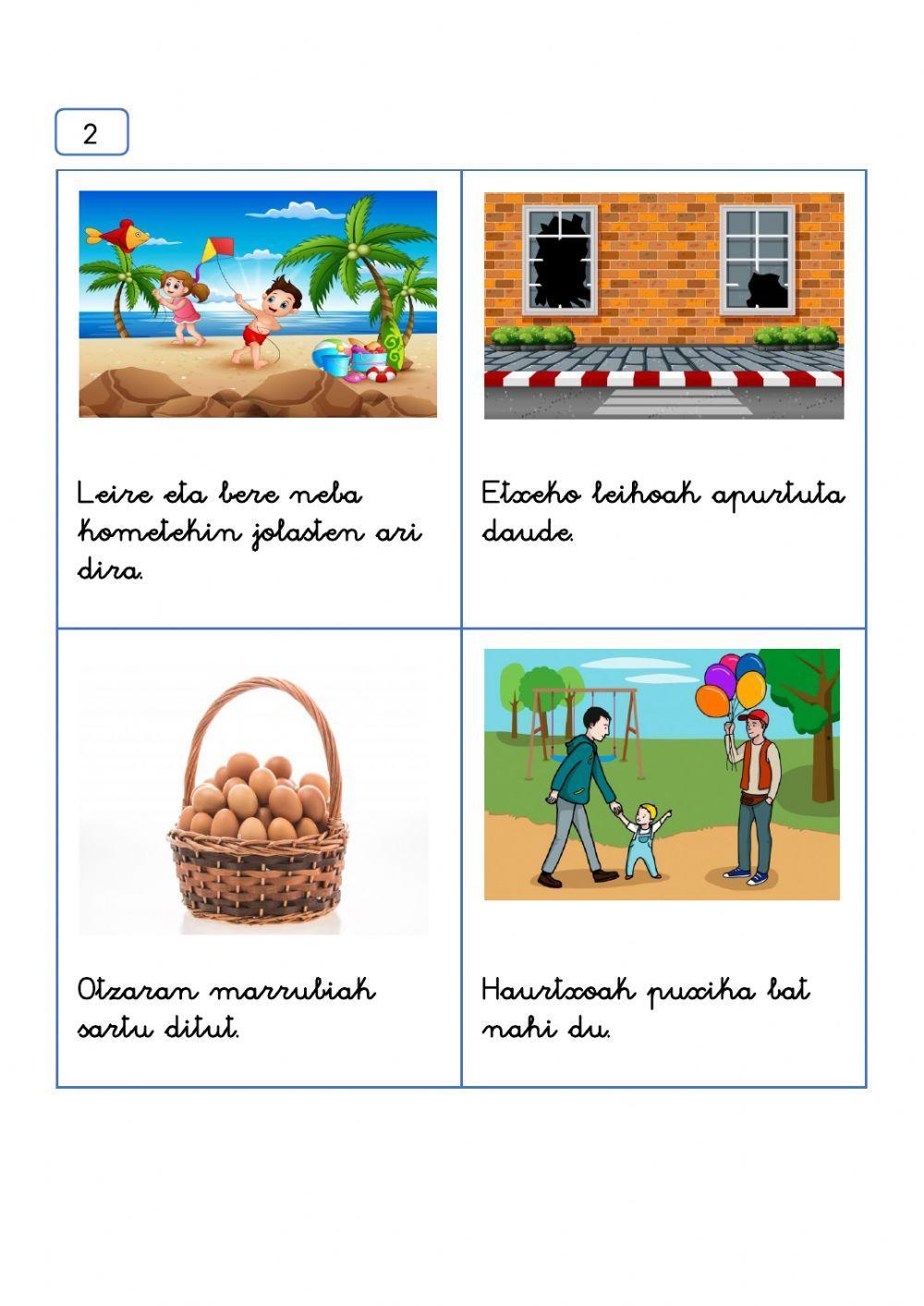 Bilatu okerra den esaldia. Bilatu okerra den esaldia.
