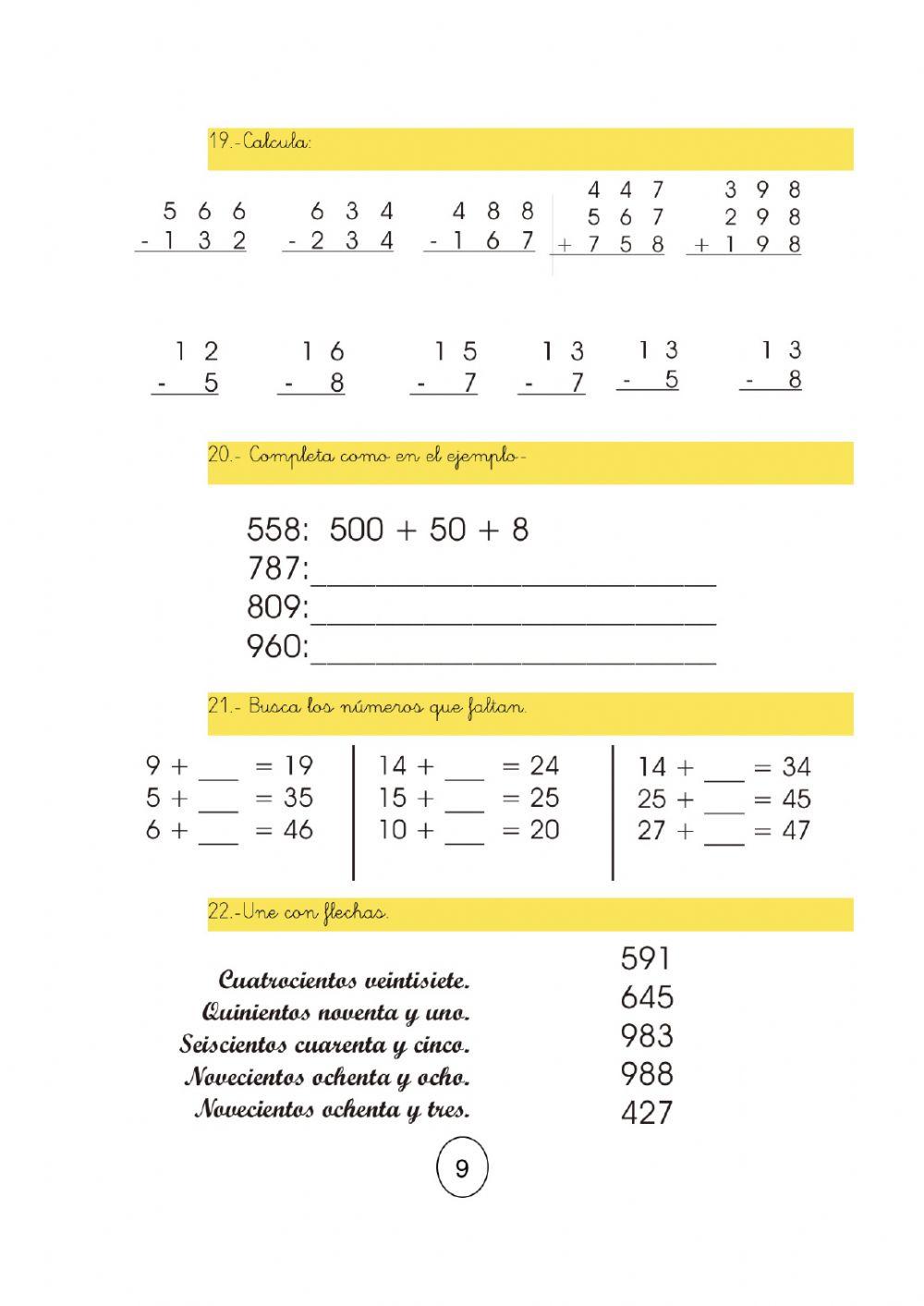 Cálculo y numeración