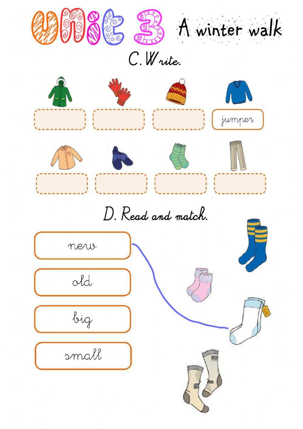 A winter walk exercises