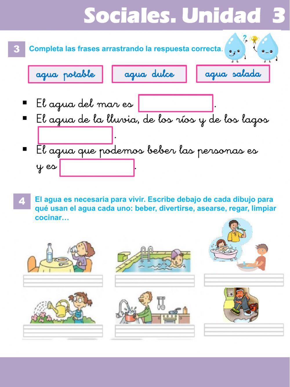 El agua en la naturaleza y su uso