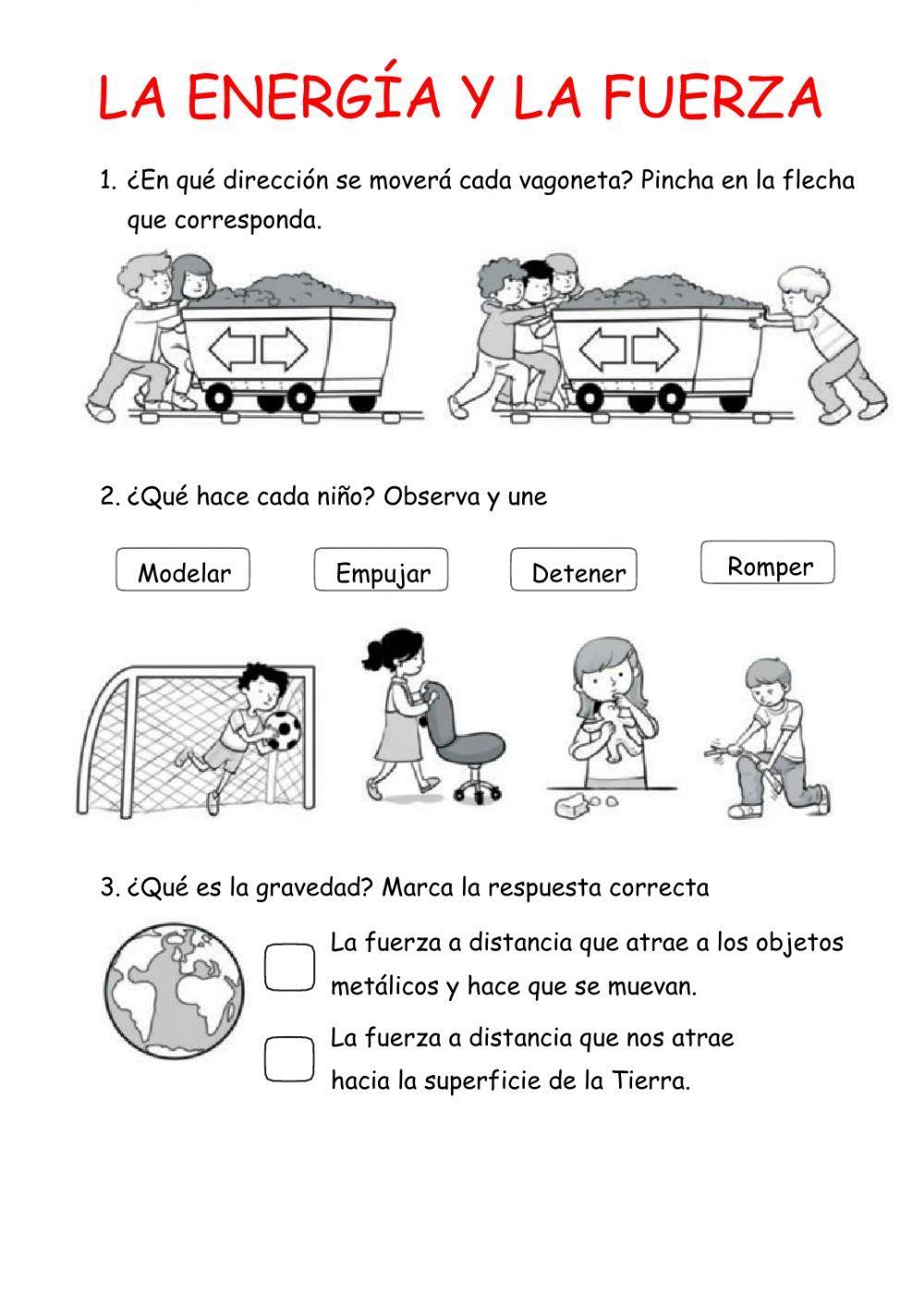 La energía y la fuerza La energía y la fuerza