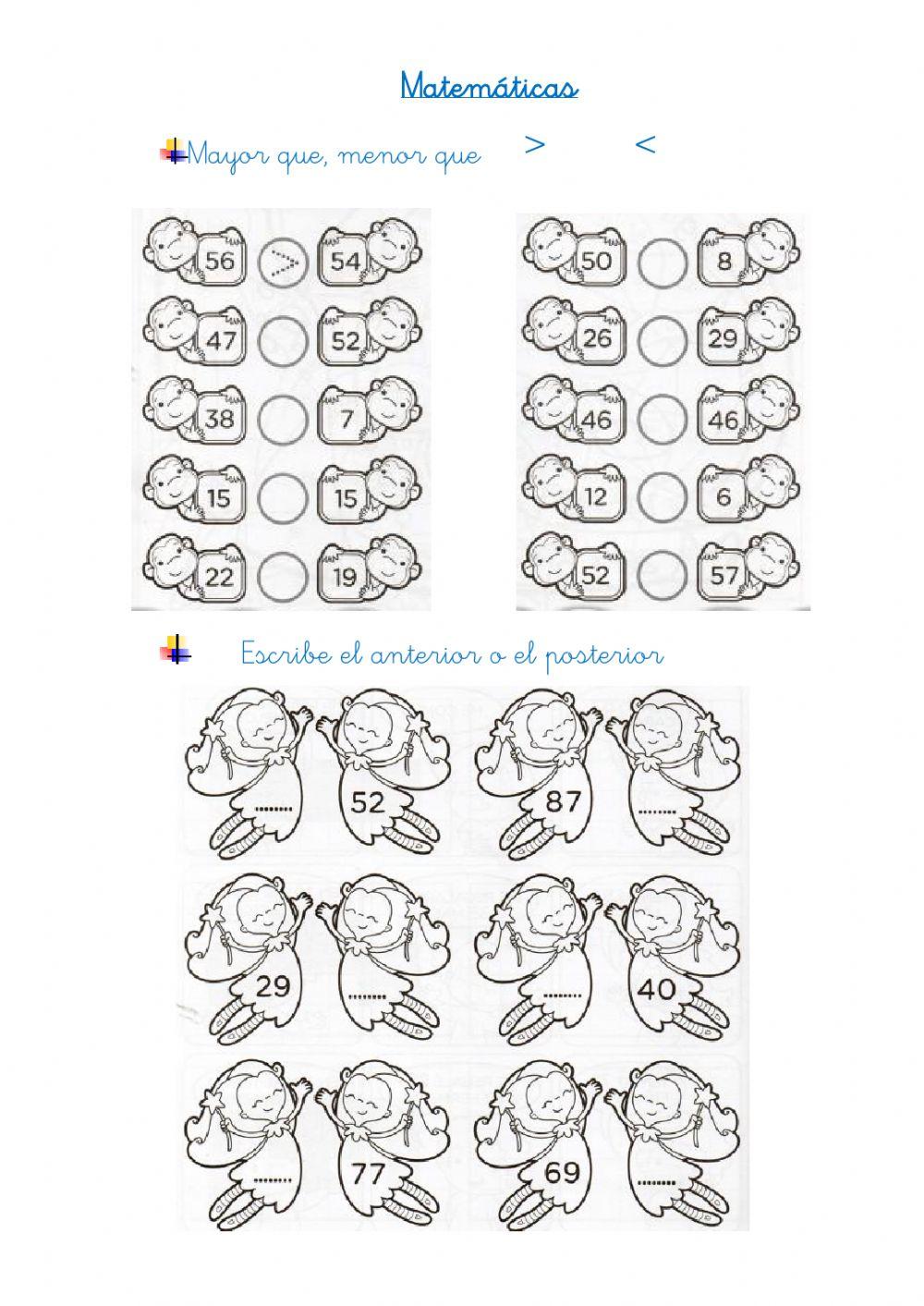 Comparación de números