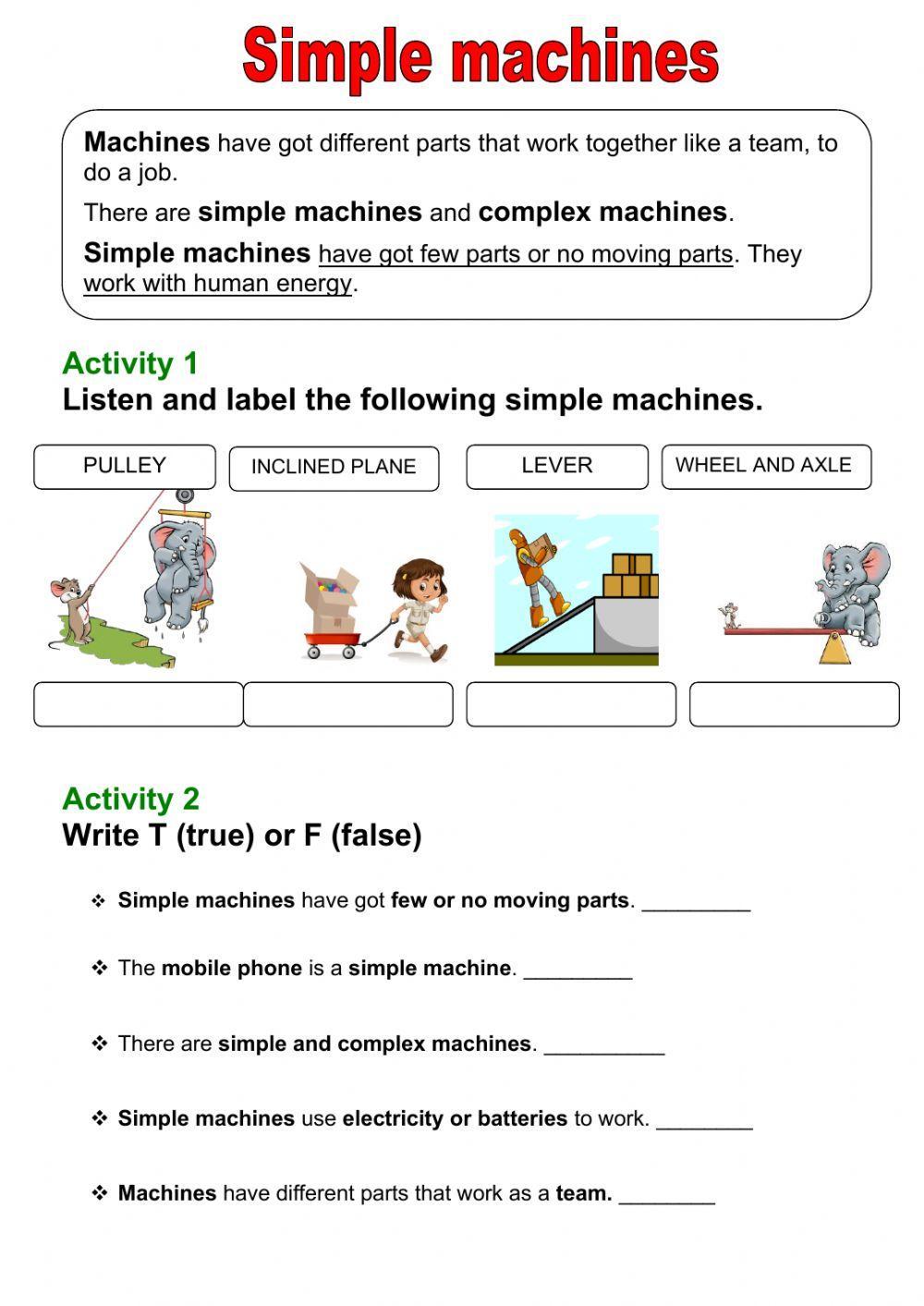 Simple machines