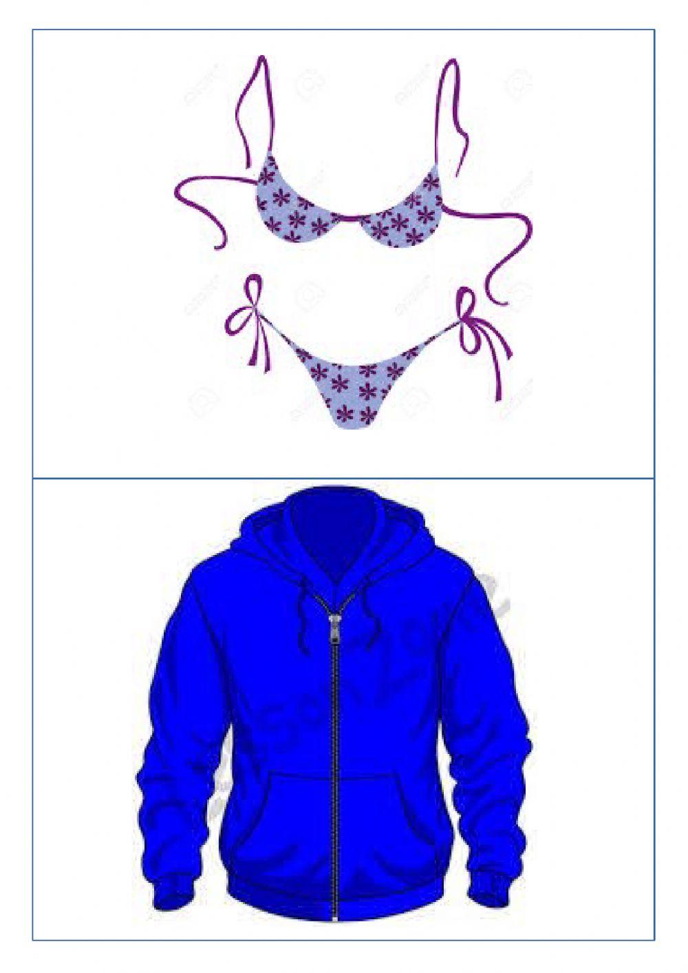 Vocabulario de ropa-calzado