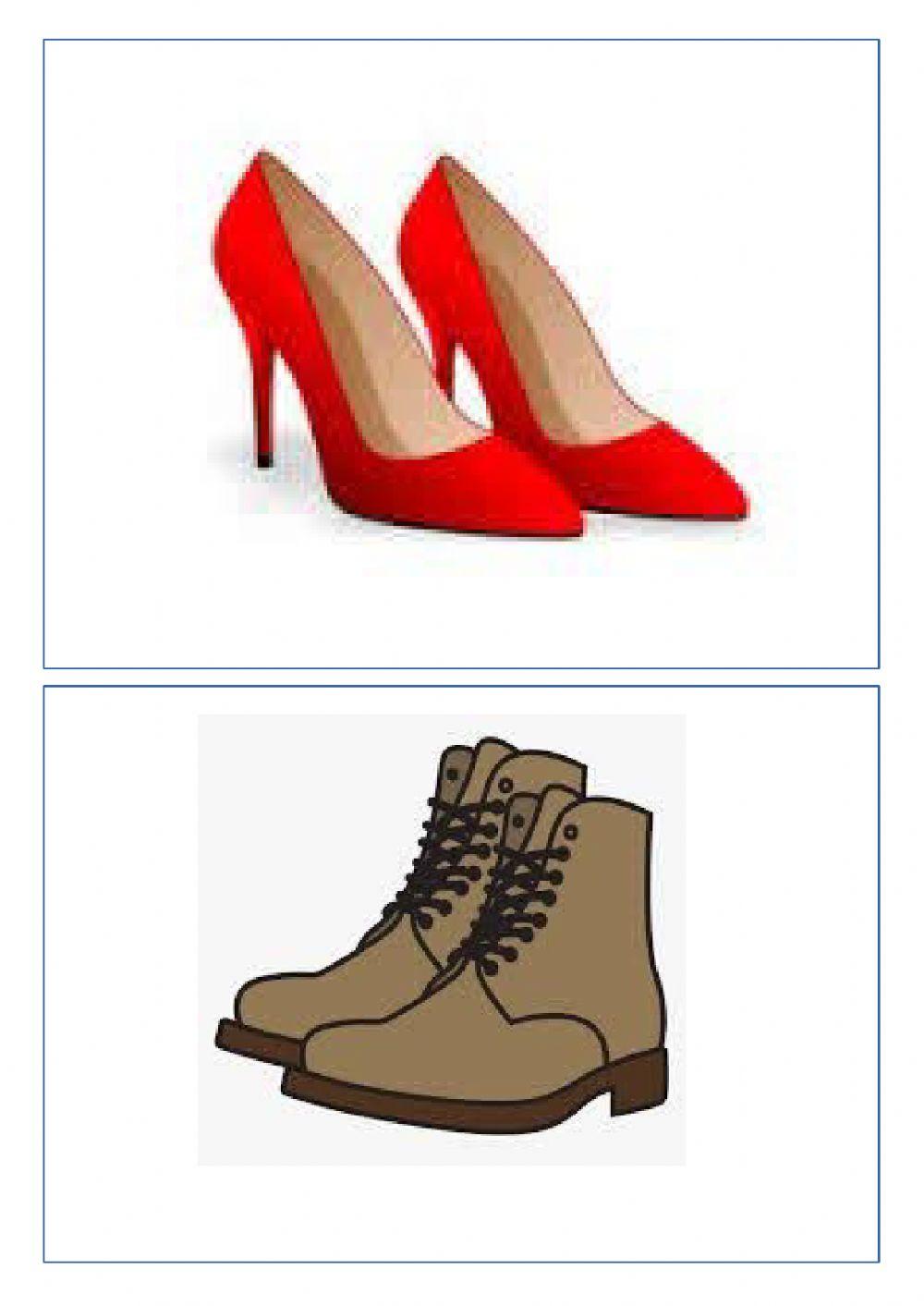 Vocabulario de ropa-calzado