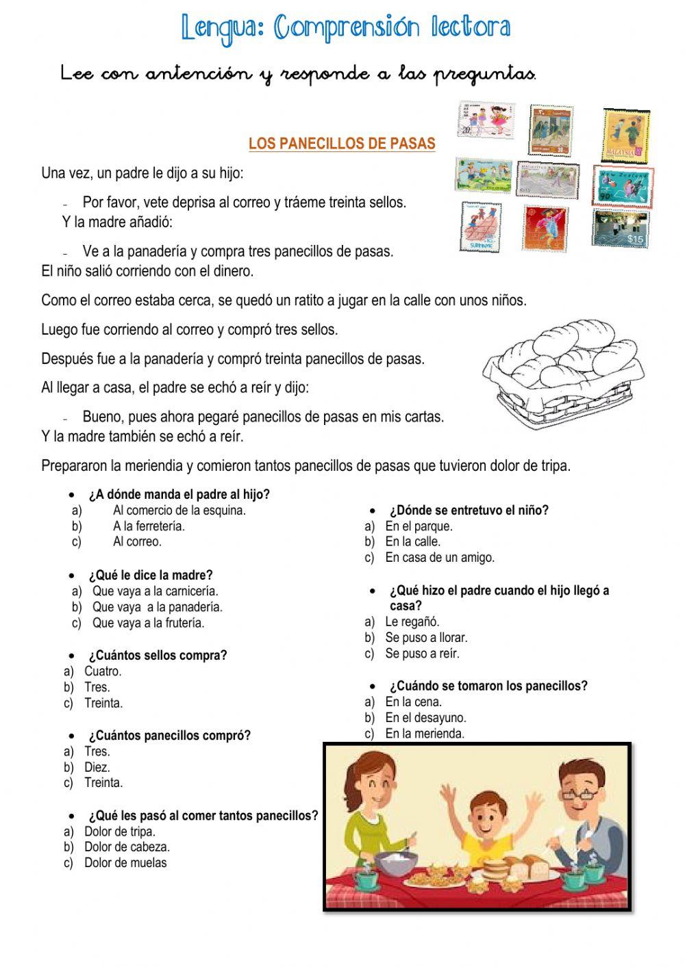 Lengua. Comprensión Lectora 1.