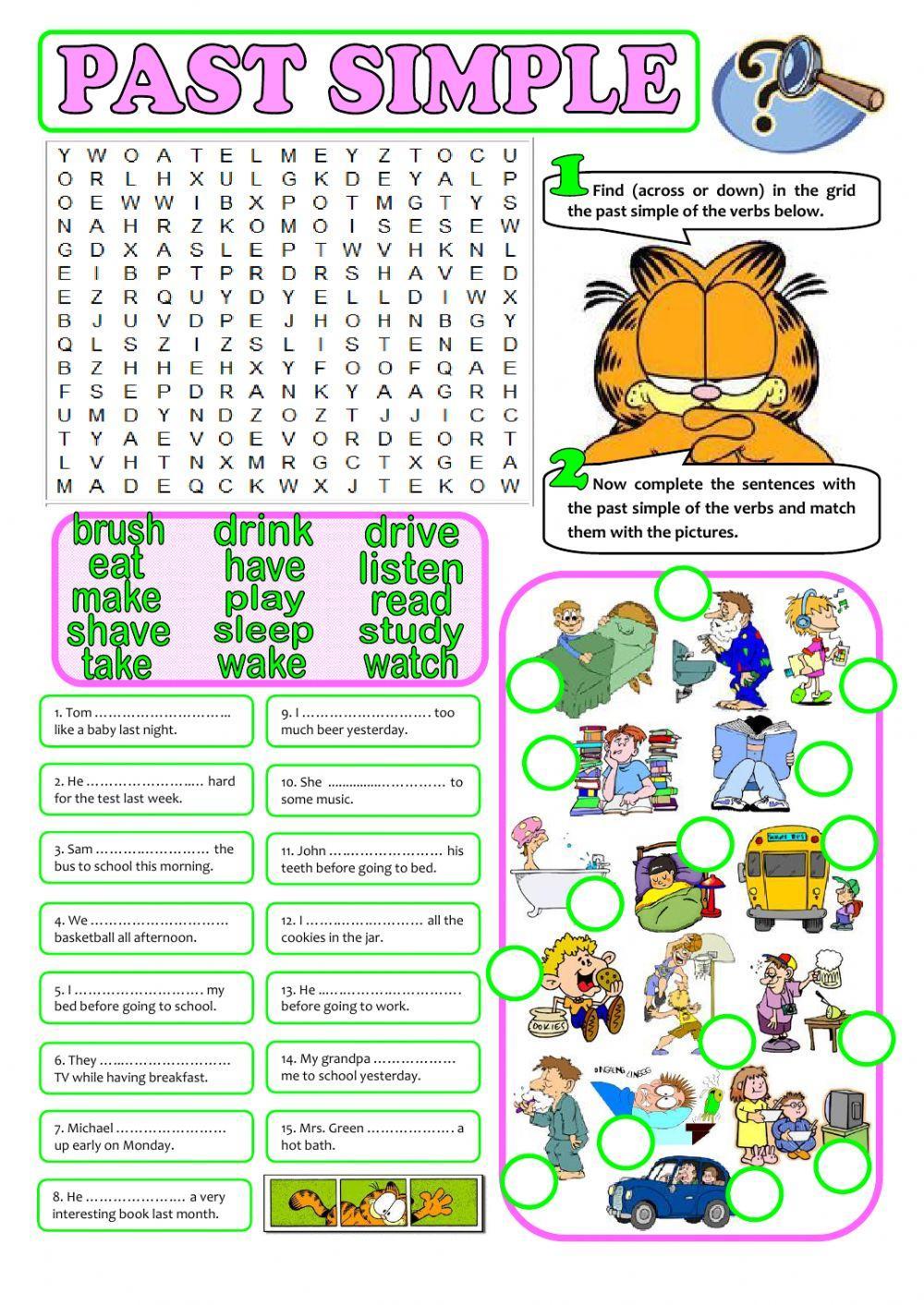 Past simple practice