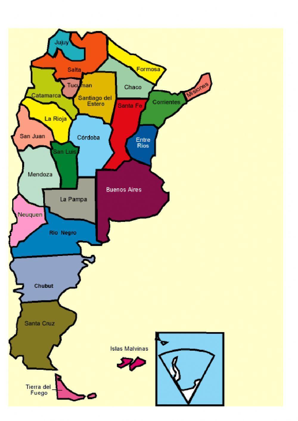 Climate types in Argentina