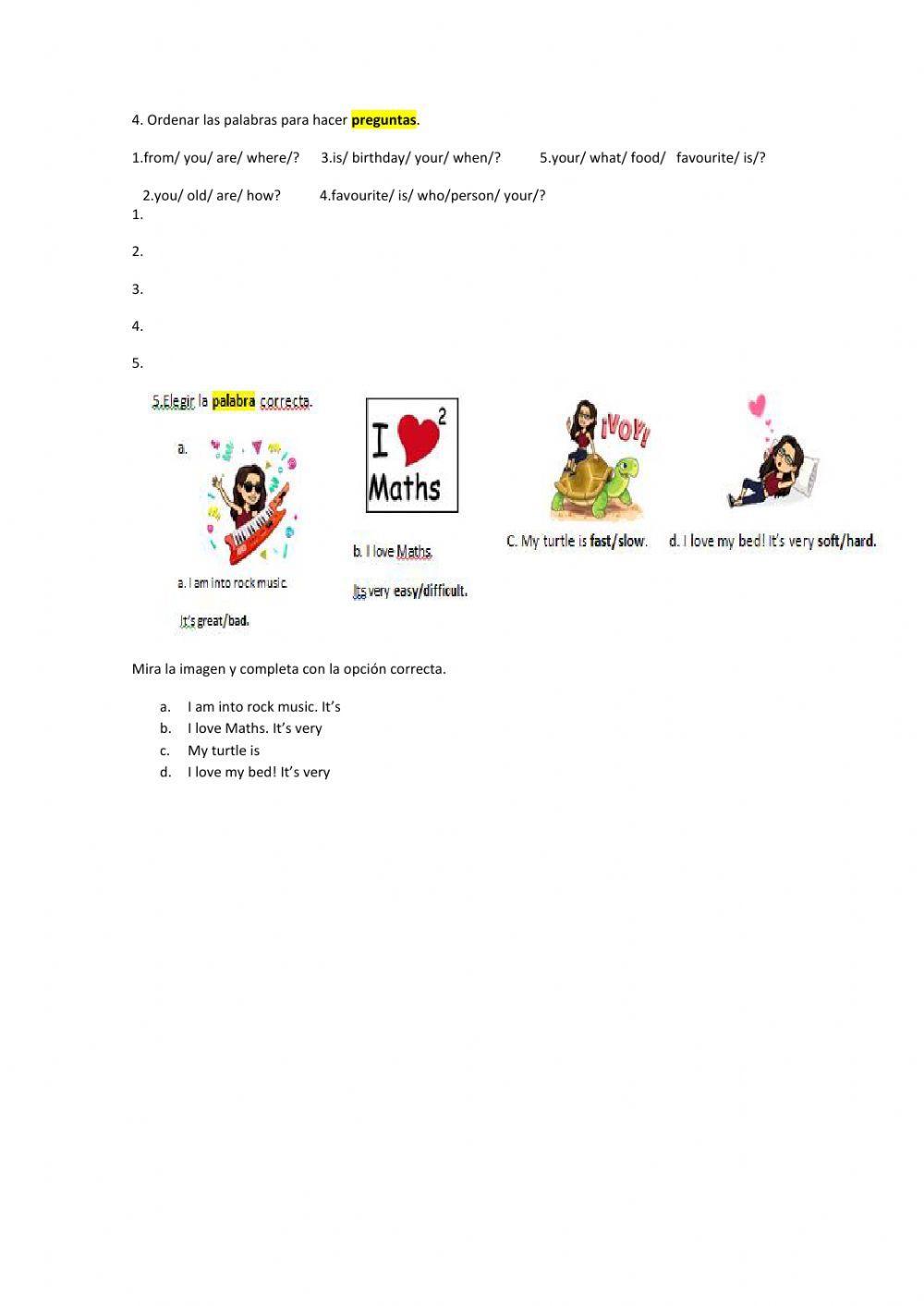 Verb to be Repaso 1°1°