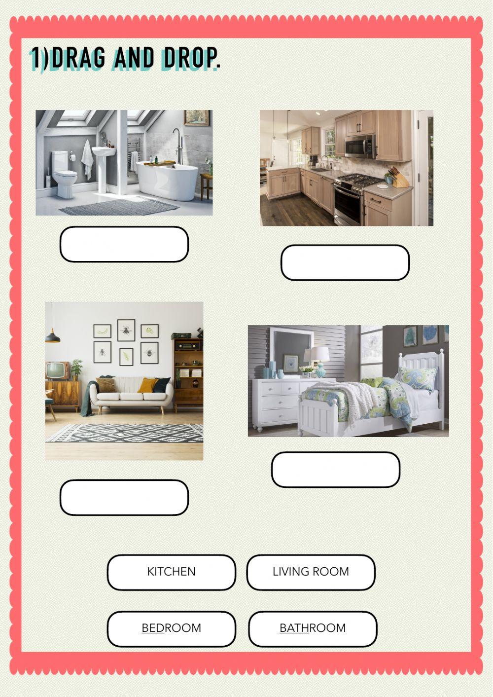 Parts of the house activity