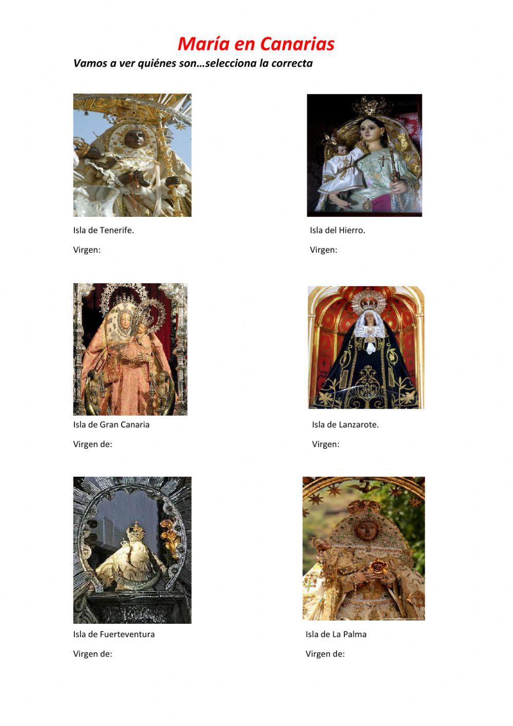 Virgen María En Canarias