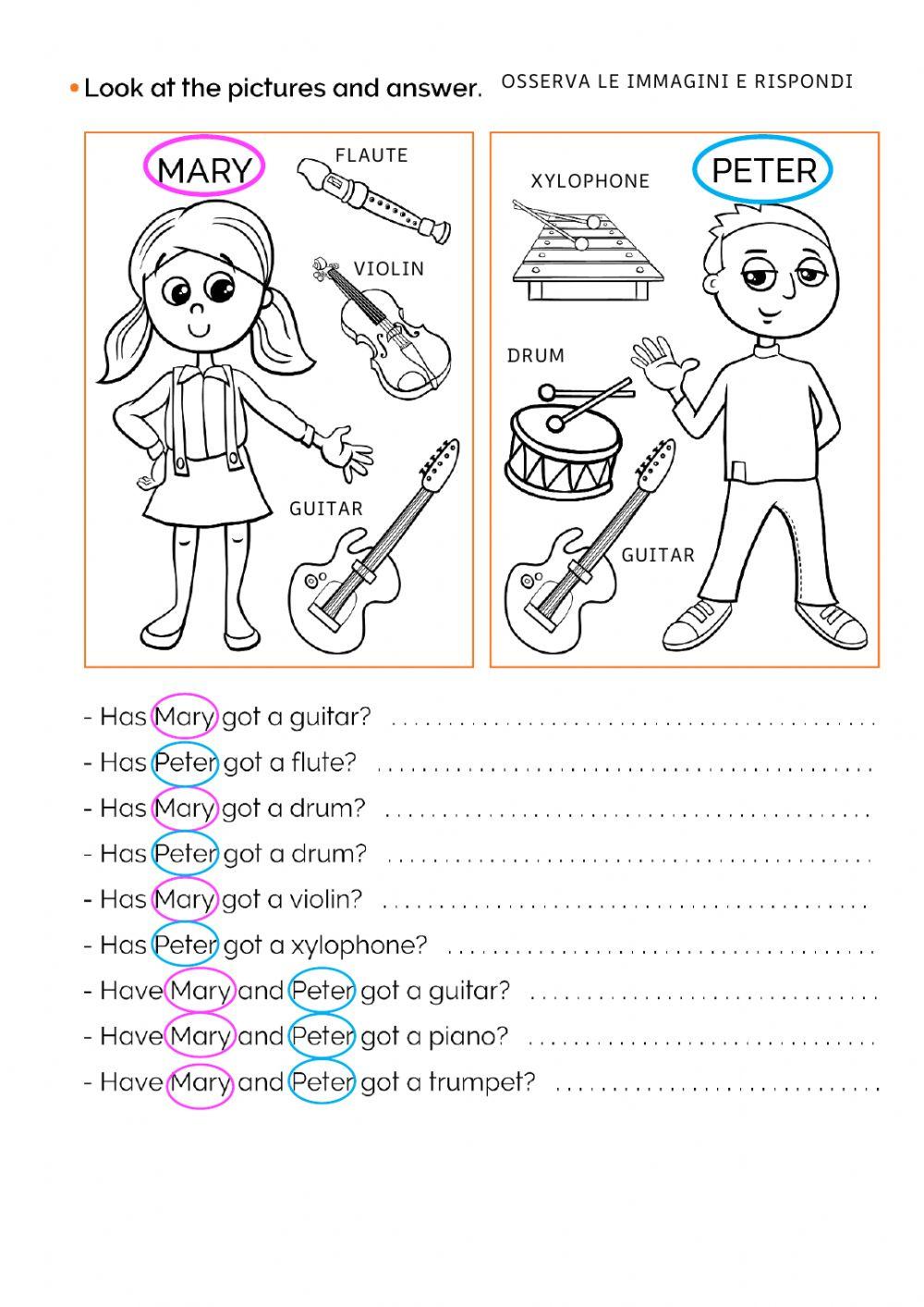 To have: forma interrogativa To have: forma interrogativa