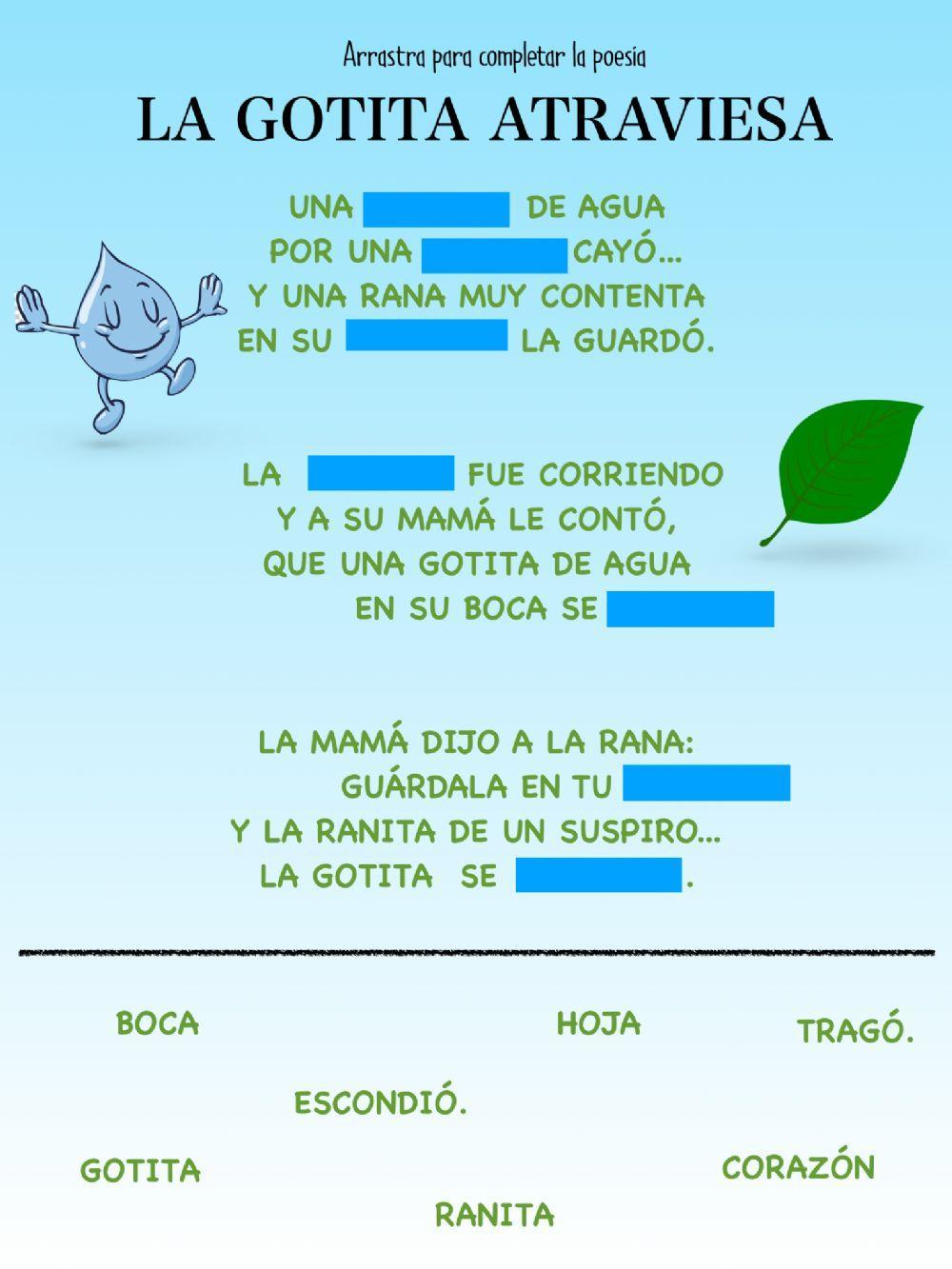 Poesia -la gotita traviesa-