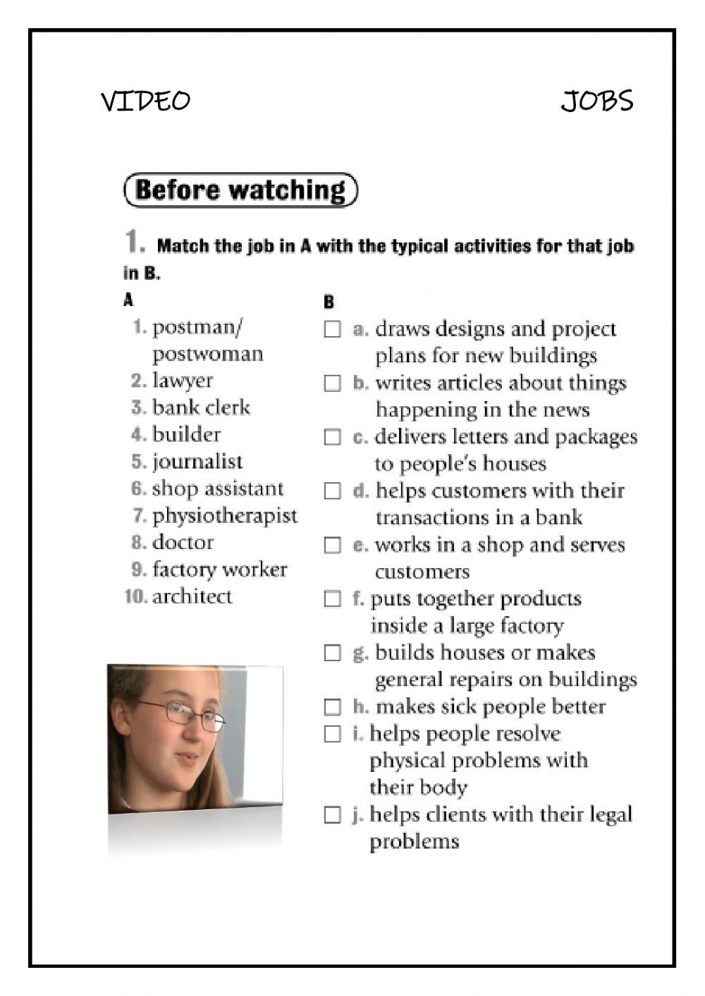 UNIT 6 - Video - Jobs