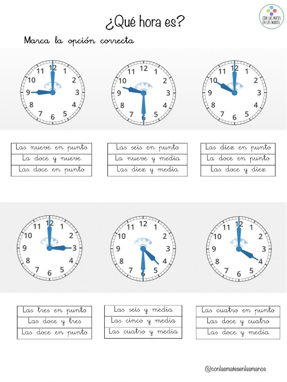 ¿Qué hora es? ¿Qué hora es?