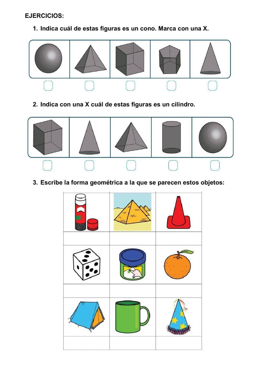 Los cuerpos geométricos